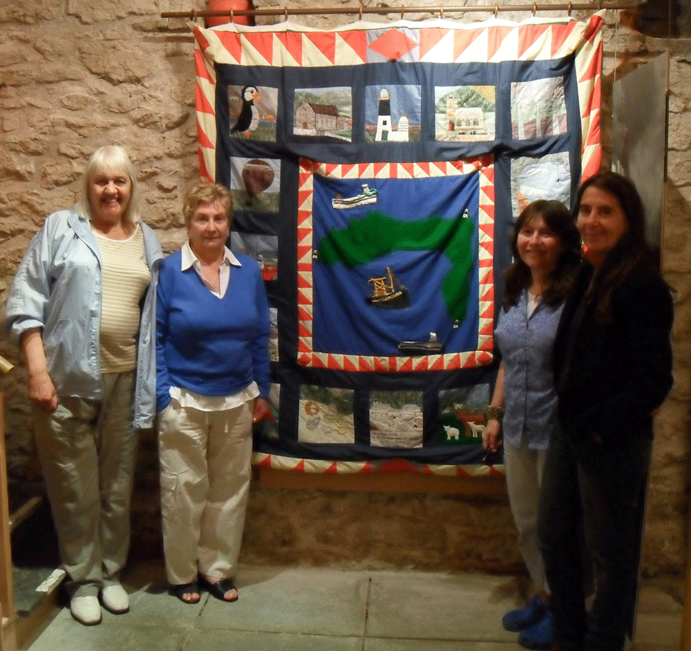 Participants at the workshop: 'Planning the Rathlin Island exhibition'. (Photo: Deborah Stockdale)